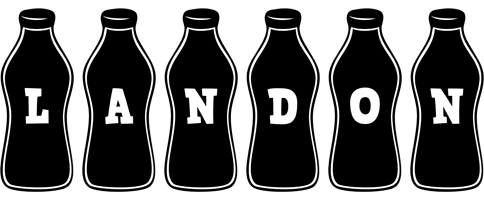 Landon bottle logo