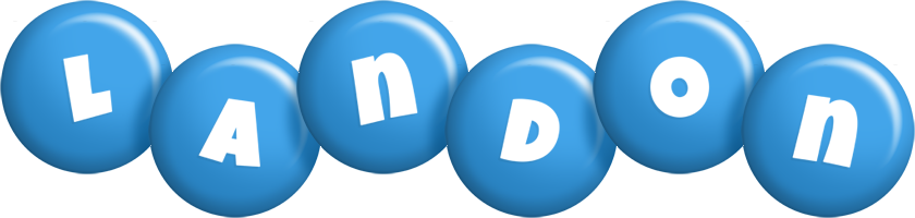Landon candy-blue logo