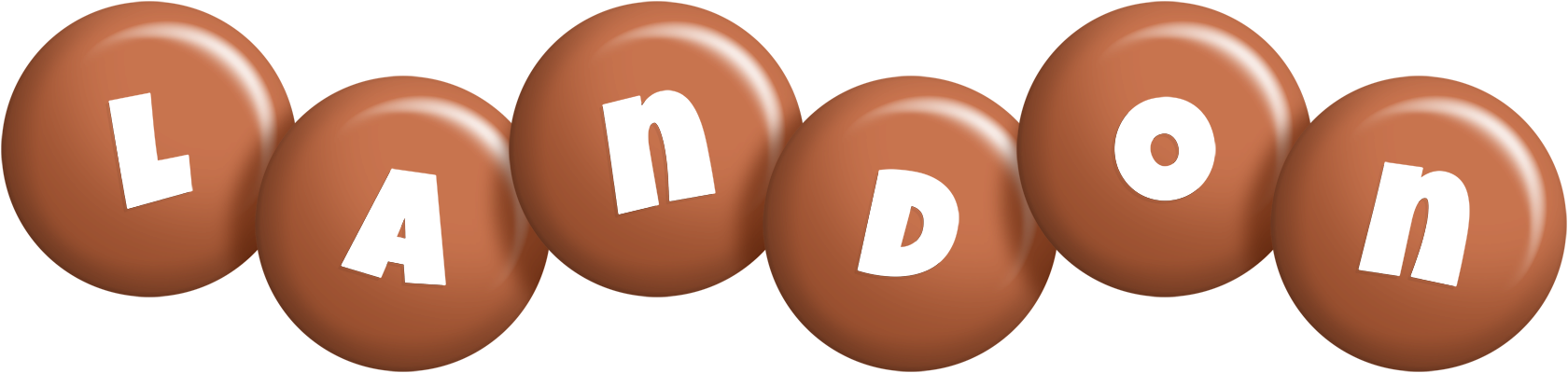 Landon candy-brown logo