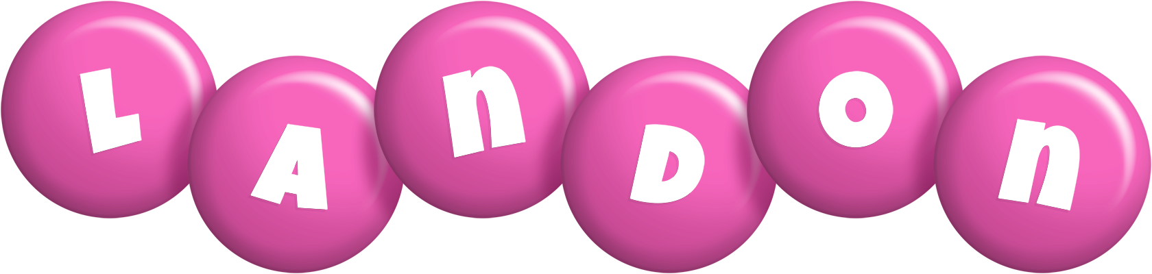Landon candy-pink logo