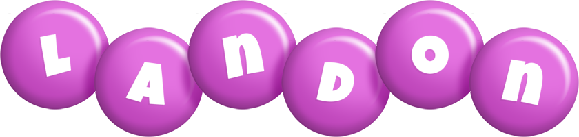 Landon candy-purple logo