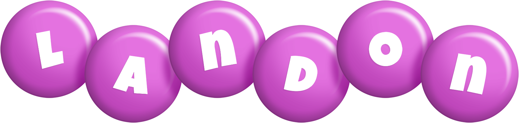 Landon candy-purple logo
