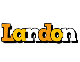 Landon cartoon logo