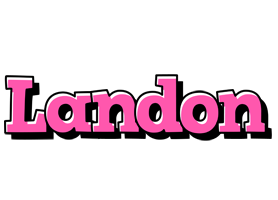 Landon girlish logo
