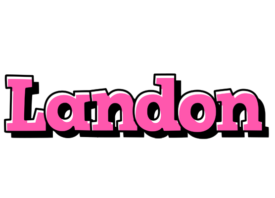Landon girlish logo