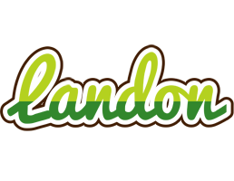 Landon golfing logo