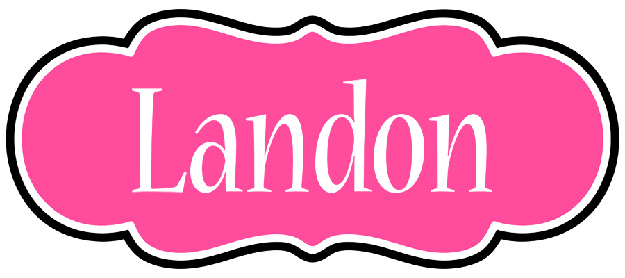 Landon invitation logo
