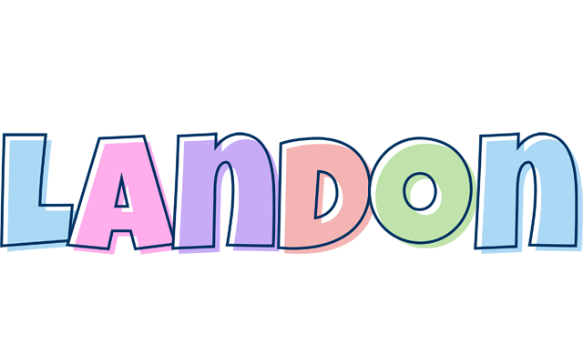 Landon pastel logo