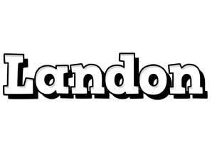 Landon snowing logo