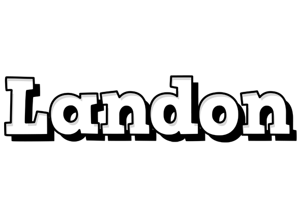 Landon snowing logo