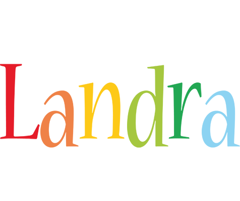 Landra birthday logo
