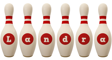 Landra bowling-pin logo