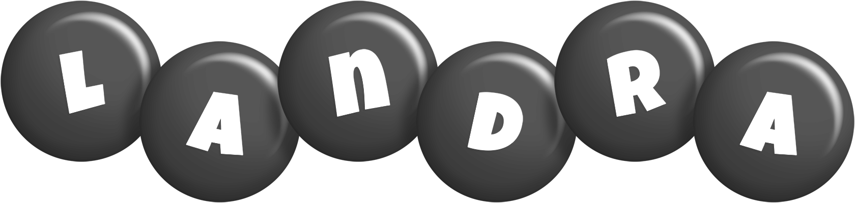 Landra candy-black logo