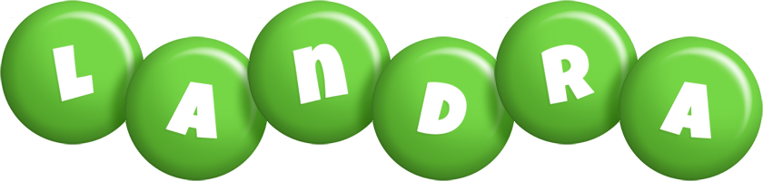 Landra candy-green logo