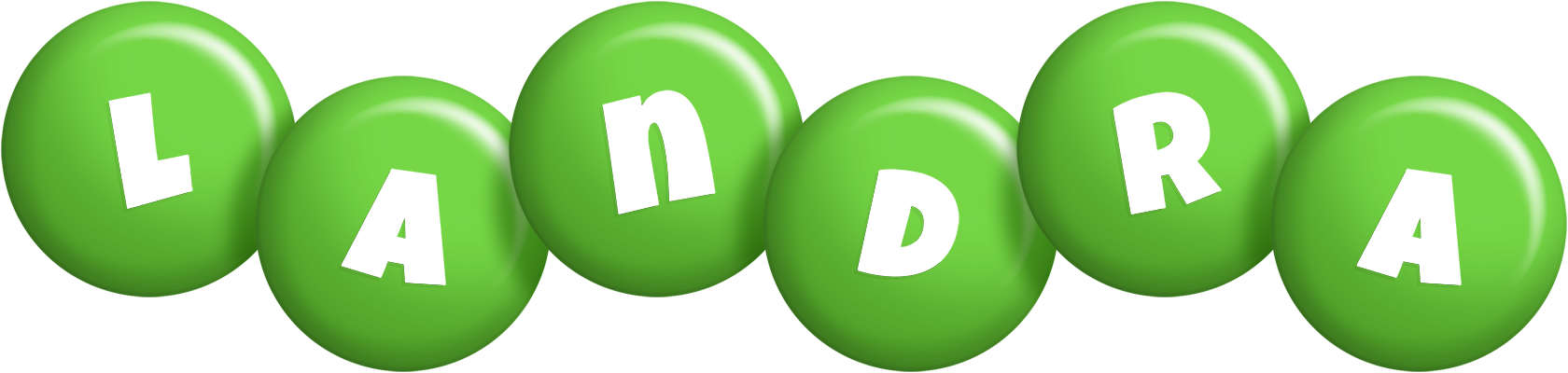 Landra candy-green logo