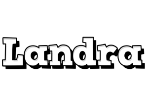 Landra snowing logo