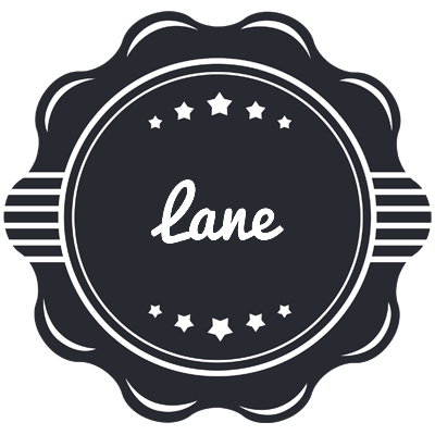 Lane badge logo