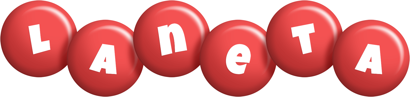 Laneta candy-red logo