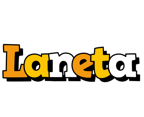 Laneta cartoon logo