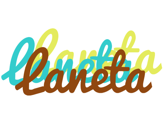 Laneta cupcake logo