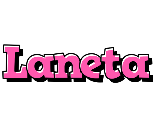 Laneta girlish logo