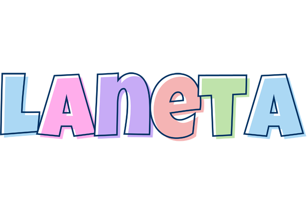 Laneta pastel logo