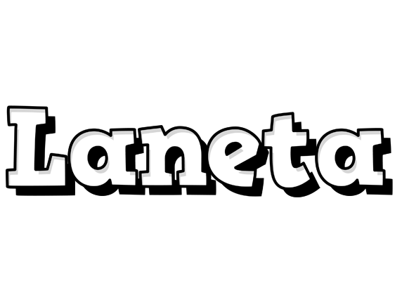 Laneta snowing logo