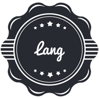 Lang badge logo