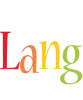 Lang birthday logo