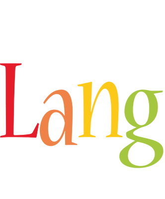 Lang birthday logo