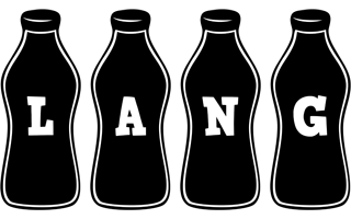 Lang bottle logo