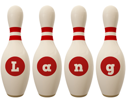 Lang bowling-pin logo