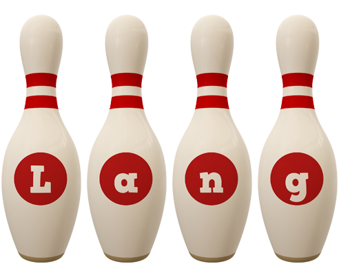 Lang bowling-pin logo