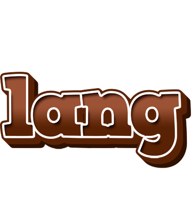 Lang brownie logo