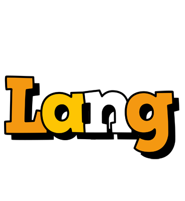 Lang cartoon logo