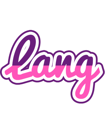 Lang cheerful logo