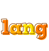 Lang desert logo