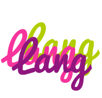 Lang flowers logo