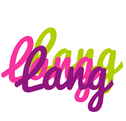 Lang flowers logo