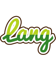 Lang golfing logo