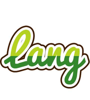 Lang golfing logo