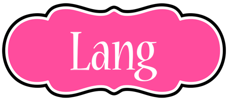 Lang invitation logo