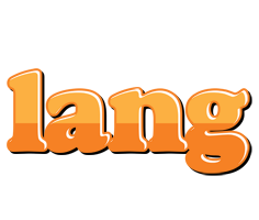 Lang orange logo