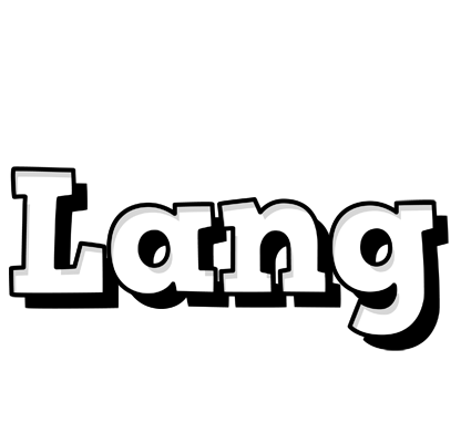 Lang snowing logo