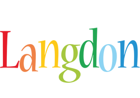 Langdon birthday logo