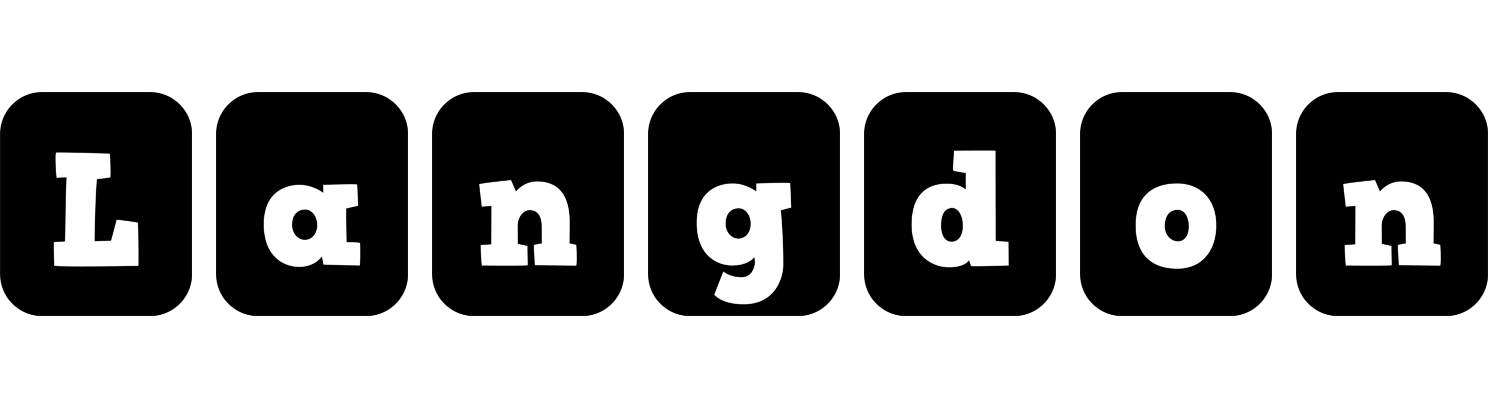 Langdon box logo