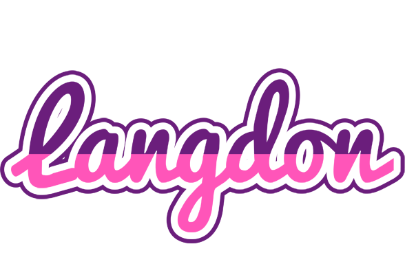 Langdon cheerful logo
