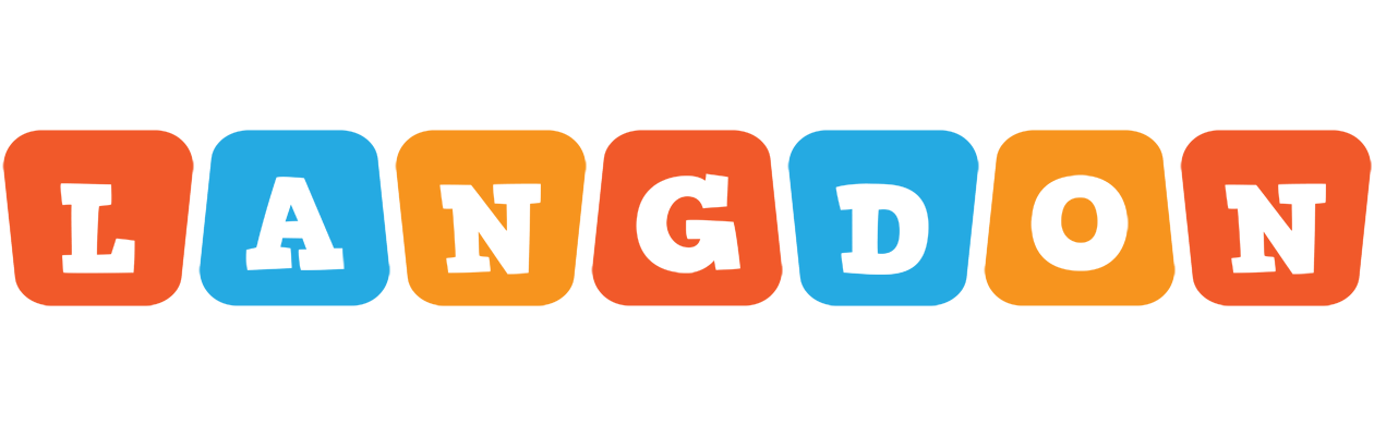 Langdon comics logo