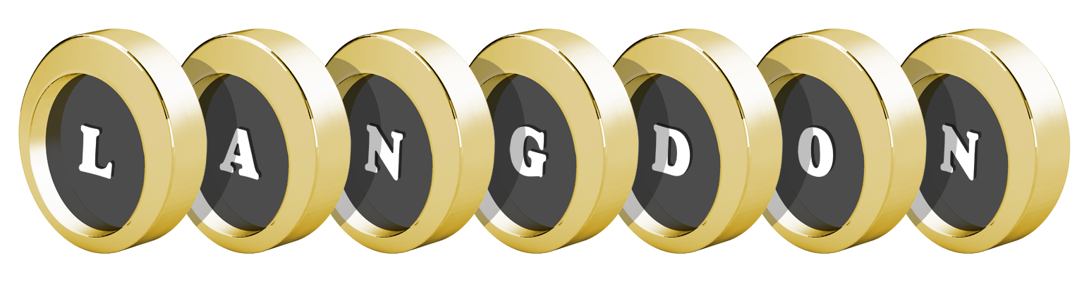 Langdon gold logo