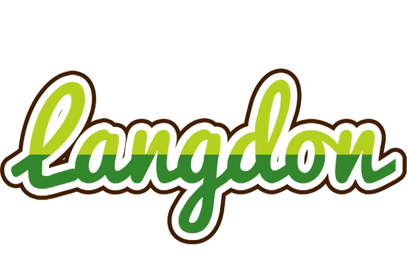 Langdon golfing logo